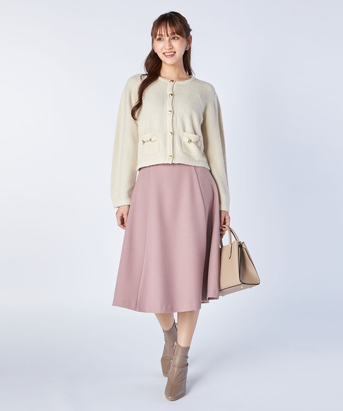 Lija ピンク スカート XS/TP アウトレット】【WEB限定商品】ピンクフレアスカート【AOKI公式