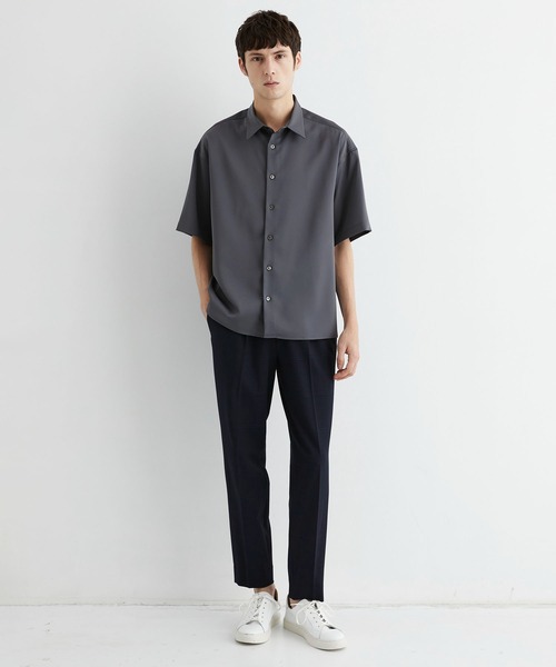 ユナイテッドトウキョウ　COLD DRY ショートスリーブシャツ　ダークグレー UNITED TOKYO（ユナイテッドトウキョウ） シャツ 半袖 「月間売上NO1
