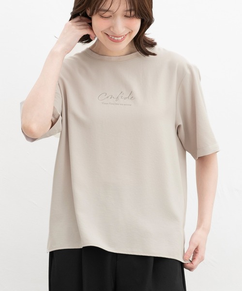 Honeys ブラウス シャツ ロゴ入りTブラウス レディース