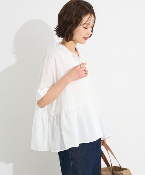 CRAFT STANDARD BOUTIQUE ブラウス シャツ 「追加」ペプラム