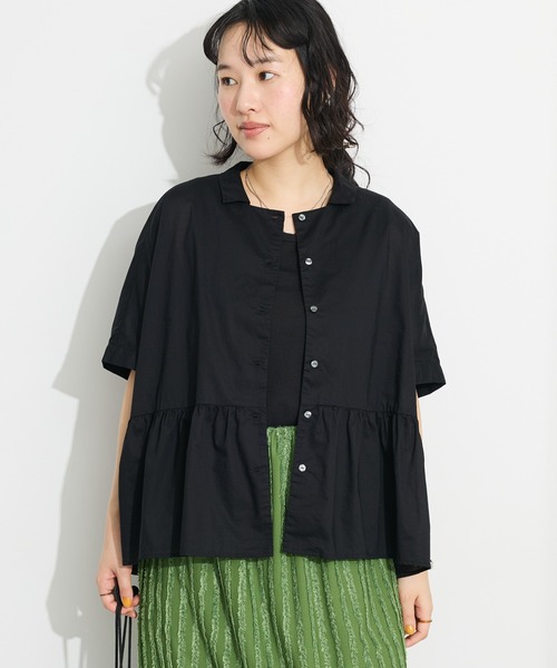 CRAFT STANDARD BOUTIQUE ブラウス シャツ 「追加」ペプラム