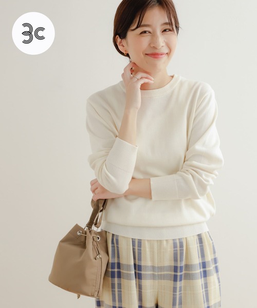 「URBAN RESEARCH DOORS」 長袖ニット MEDIUM オフホワイト レディース