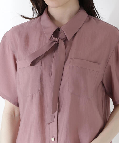 「PROPORTION BODY DRESSING」 半袖ブラウス FREE ピンク レディース PROPORTION BODY DRESSING（プロポーションボディドレッシング