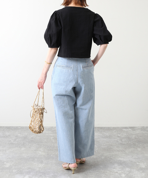 [SLOBE IENA] Denim брюки 38 голубой женский 
