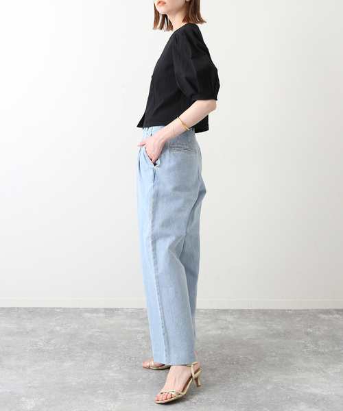 [SLOBE IENA] Denim брюки 38 голубой женский 