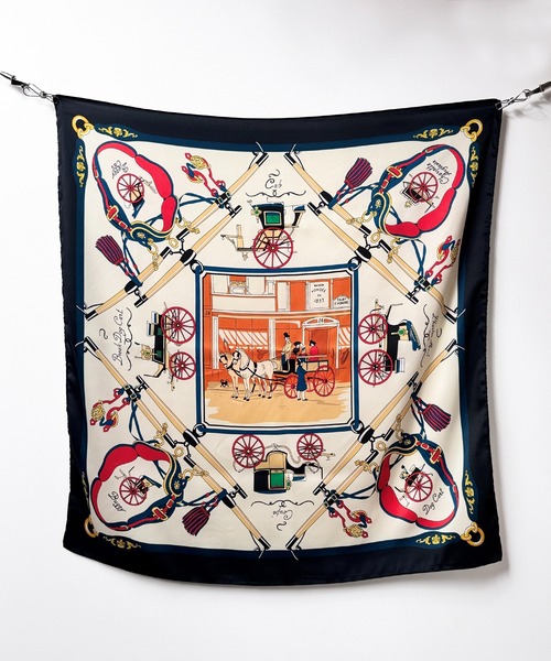MAISON SELECT スカーフ バンダナ 5A2 大判スカーフ 87cm×87cm