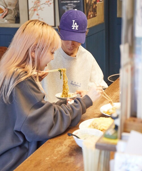 「FREAK'S STORE」 スウェットカットソー「紫金飯店コラボ」 SMALL チャコールグレー メンズ