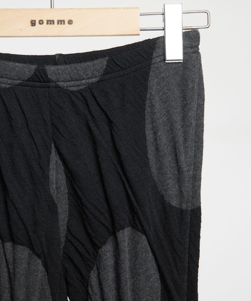 gomme（ゴム） レギンス スパッツ ドットJQ 切替レギンス レディース