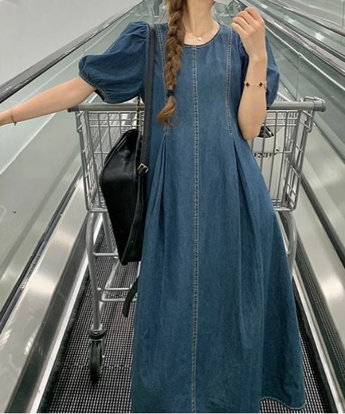 FAVORITO ワンピース 半袖デニムワンピース : ZOZOTOWN Yahoo!店