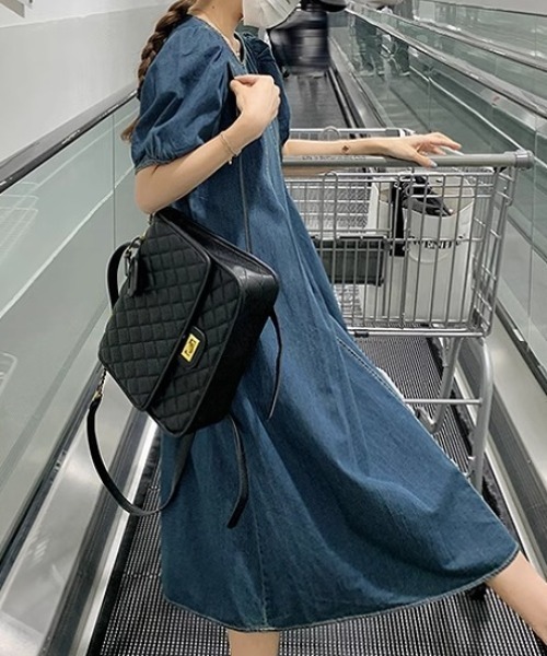 カジュアル 半袖 ストライプ ショール付き デニムワンピース FAVORITO ワンピース 半袖デニムワンピース : ZOZOTOWN Yahoo!店