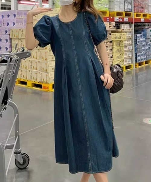 FAVORITO ワンピース 半袖デニムワンピース : ZOZOTOWN Yahoo!店