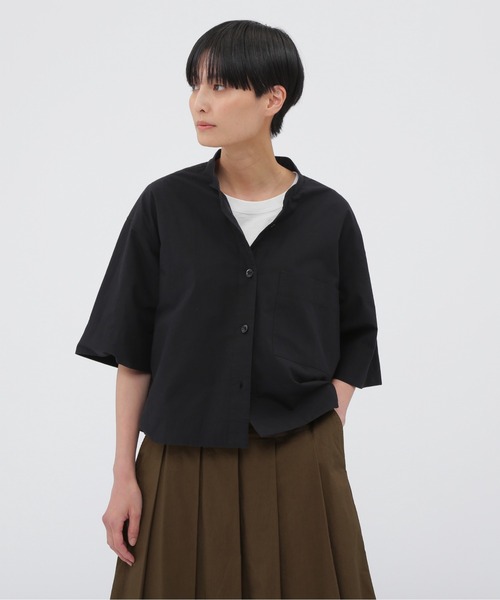 トップス MHL. LIGHT WASHED COTTON POPLIN SHIRT LIGHT WASHED COTTON POPLIN SHIRT | MARGARET HOWELL
