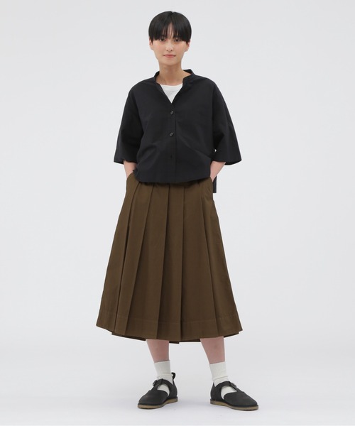 MHL. ブラウス シャツ LIGHT WASHED COTTON POPLIN SHIRT