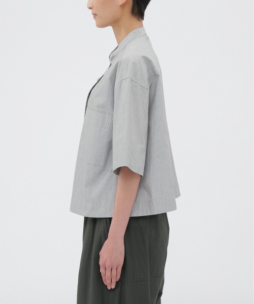 MHL. ブラウス シャツ LIGHT WASHED COTTON POPLIN SHIRT