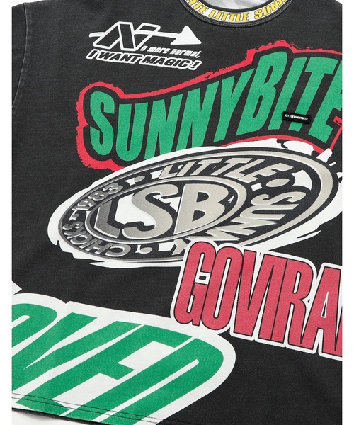 Little sunny bite tシャツ 「8」「it」「little bite」racer