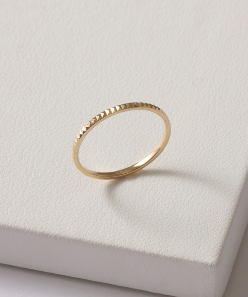 Lilas 指輪 リング スタッズピンキーリング K10 レディース : ZOZOTOWN