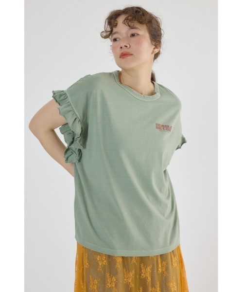 RODEO CROWNS WIDE BOWL tシャツ Vintage Graphicフリル Tシャツ