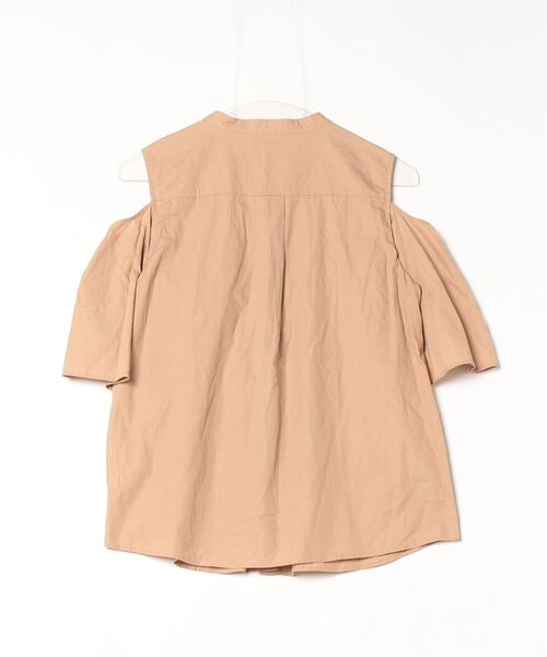 「Ray BEAMS」 半袖ブラウス 0 ベージュ レディース Ray BEAMS 「Ray BEAMS」 半袖ブラウス 0 ベージュ レディース