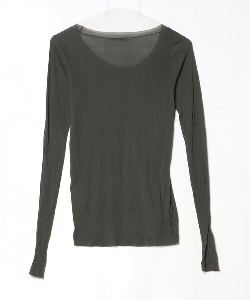 AURALEE ブラック 長袖 Tシャツ サイズ1 SEAMLESS CREW NECK TEE - AURALEE Official Website