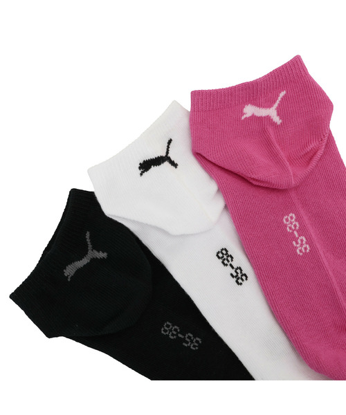 PUMA（プーマ） 靴下 ユニセックス スニーカーソックス 3足入り APAC