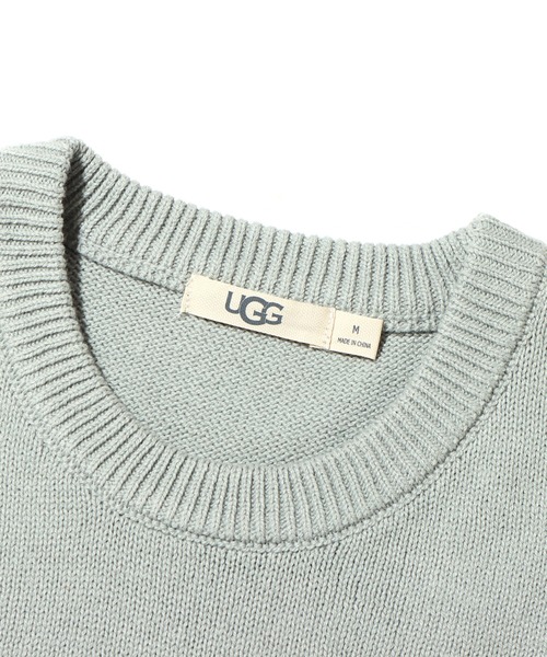 UGG ベージュ ニットセーター Mサイズ UGG Australia 「UGG」 ノースリーブニット L ベージュ メンズ