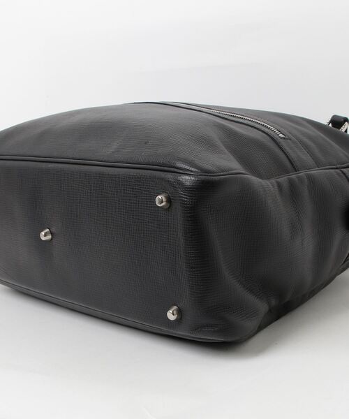 ジャックルコー リスボン ボストンバッグ レザー ブラック A4収納可