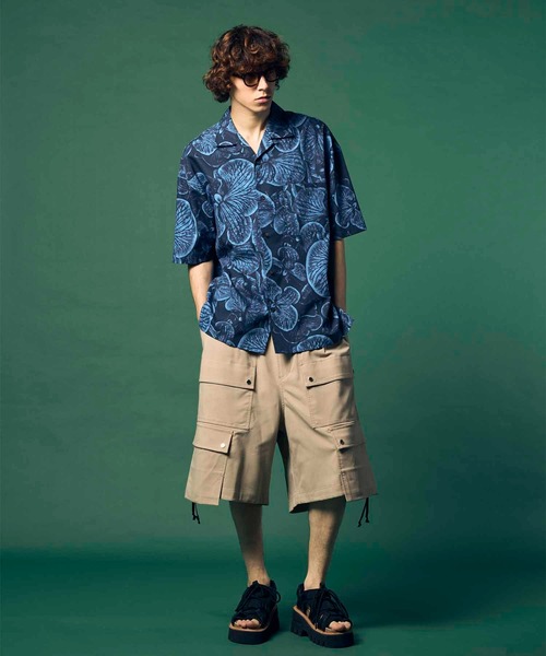 MAISON SPECIAL ベージュカーゴパンツ38 Zip Design Satin Cargo Pants/ジップサテンカーゴパンツ