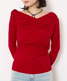 SLY（スライ） tシャツ 「限定カラーあり」OFF SHOULDER CUT TOPS オフ