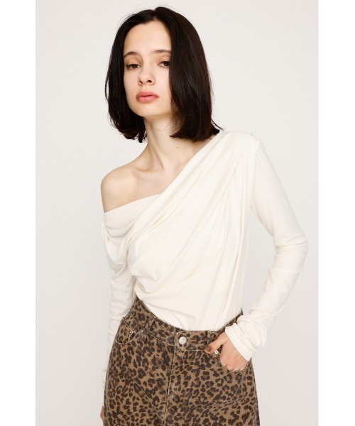 SLY tシャツ 「限定カラーあり」OFF SHOULDER CUT TOPS オフ