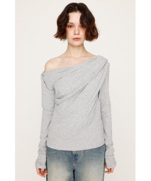 SLY tシャツ 「限定カラーあり」OFF SHOULDER CUT TOPS オフ