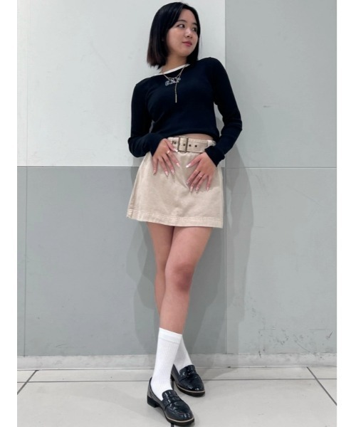 GAP（ギャップ） スカート ベルト ミニスカート・スコート : ZOZOTOWN