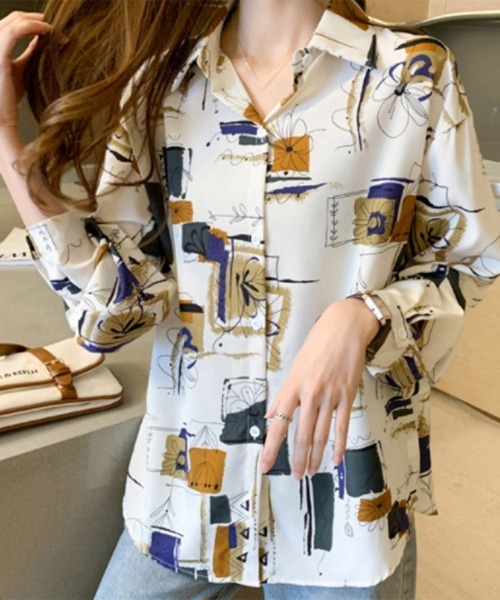 「Miniministore」 長袖シャツ X-LARGE ホワイト レディース
