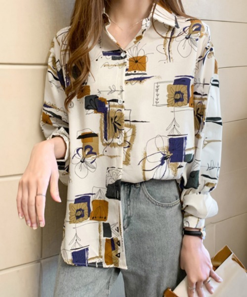 「Miniministore」 長袖シャツ X-LARGE ホワイト レディース