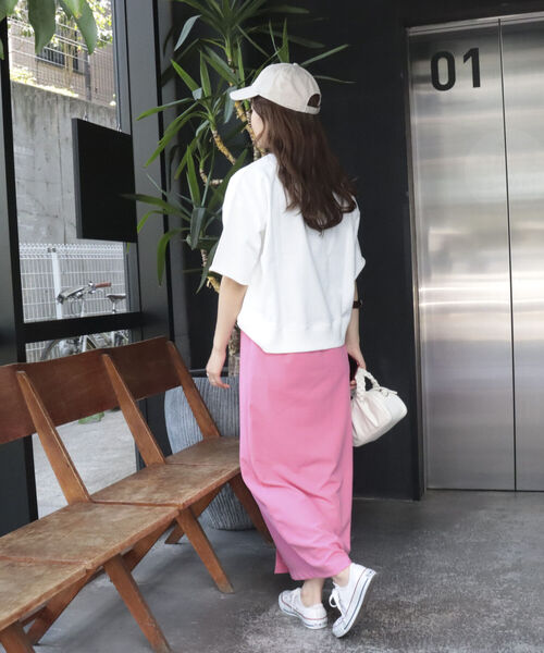 「fredy repit」 半袖カットソー 38 オフホワイト レディース_画像7