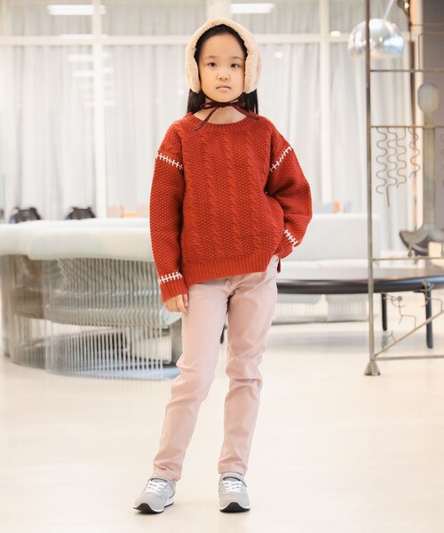 BEAMS mini（ビームス ミニ） ニット セーター ケーブルニット プル