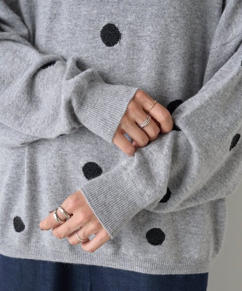 BEARDSLEY（ビアズリー） ニット セーター ラメドットプルオーバー