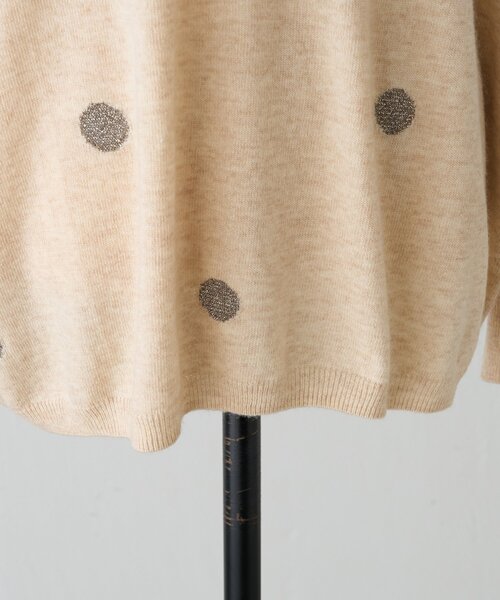 BEARDSLEY（ビアズリー） ニット セーター ラメドットプルオーバー
