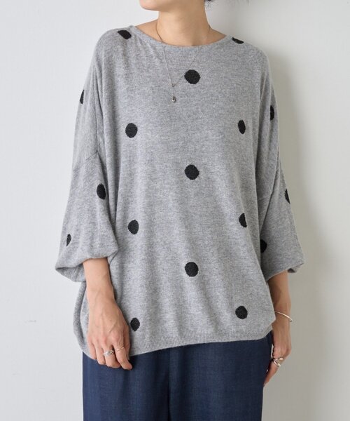 BEARDSLEY（ビアズリー） ニット セーター ラメドットプルオーバー