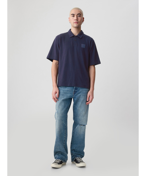 GAP（ギャップ） 半袖ポロシャツ S ネイビー メンズ : ZOZOTOWN Yahoo