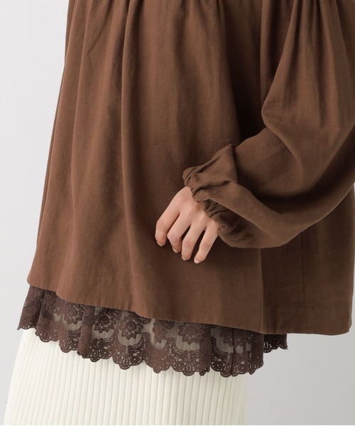 Elura（エルーラ） タンクトップ ノースリーブ 裾レースタンク/605388