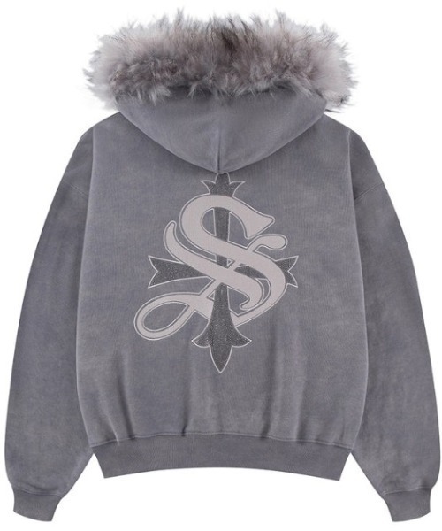 shury パーカー Labyrins Bambi Hoodie Navy | Shury
