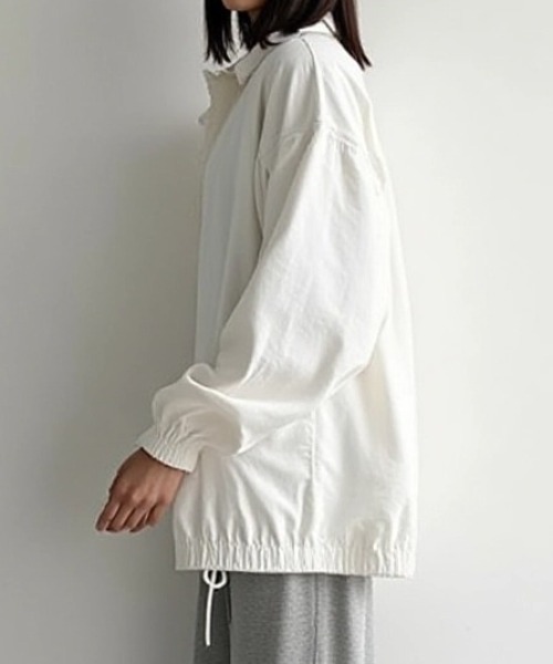 cammie ブルゾン アウター ジップシンプルブルゾン レディース