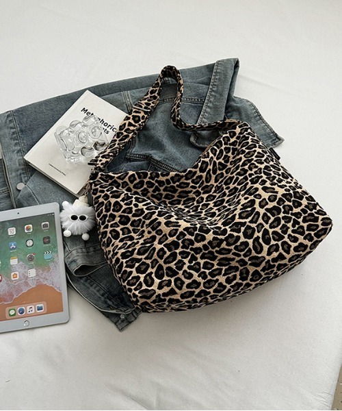 gossip!ロサンゼルス ショルダーバッグ バッグ レオパード柄ボリューム