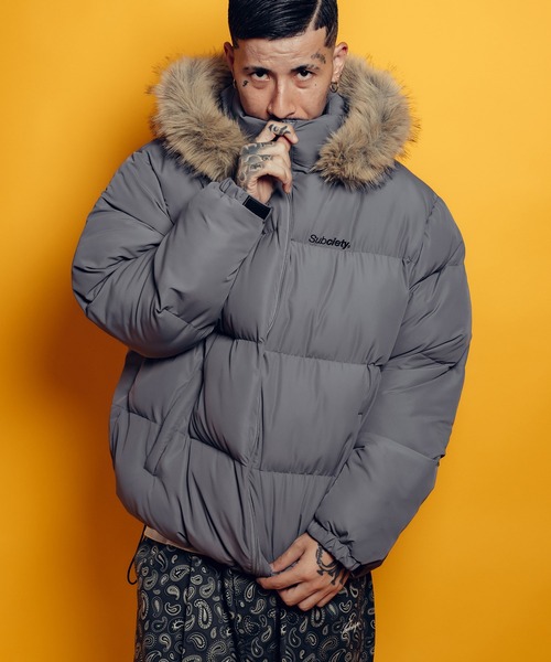 Subciety（サブサエティ） ブルゾン アウター 厚手 Hooded padded jkt
