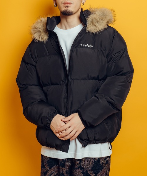 Subciety（サブサエティ） ブルゾン アウター 厚手 Hooded padded jkt