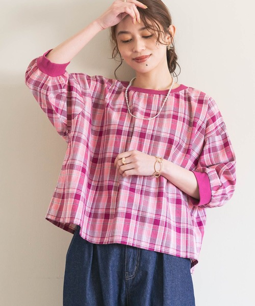 「studio CLIP」 7分袖ブラウス FREE ブラック レディース_画像2