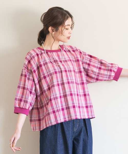 「studio CLIP」 7分袖ブラウス FREE ブラック レディース_画像3