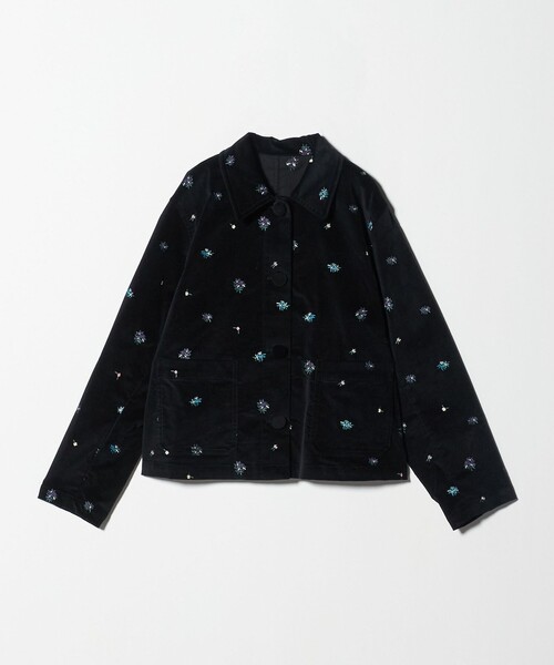 BEAUTY&YOUTH コードエンブロイダリー ジャケット BEAUTY&YOUTH UNITED