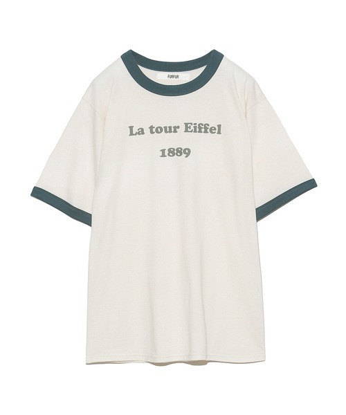 「FURFUR」 半袖Tシャツ FREE ブルー レディース_画像2