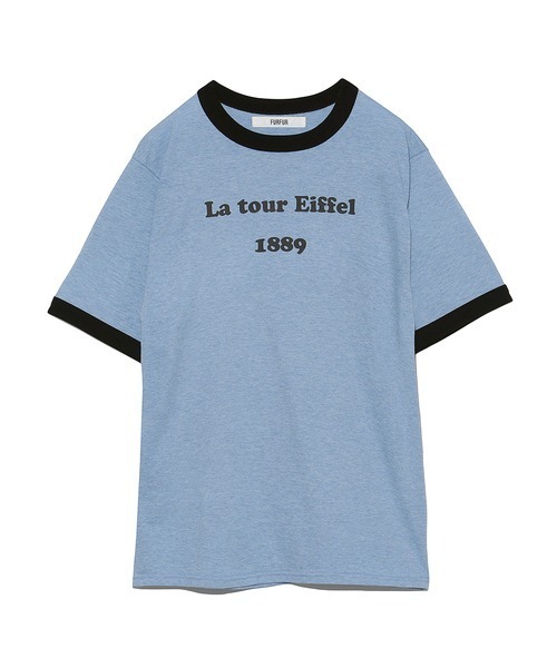 「FURFUR」 半袖Tシャツ FREE ブルー レディース_画像10
